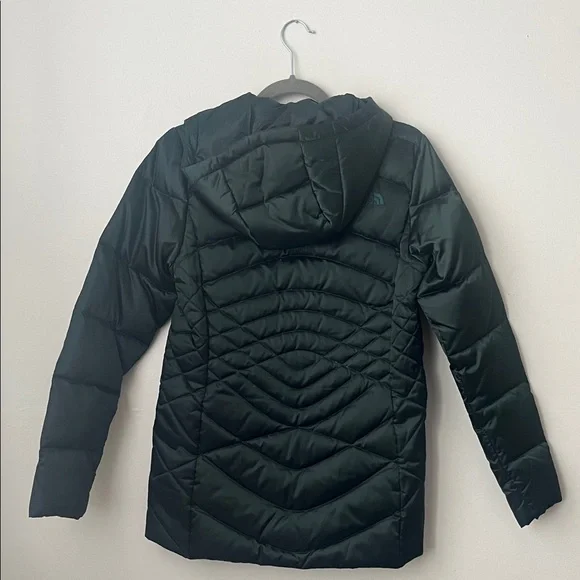 Green Quilted Hooded Jacket - Picture 3 of 4